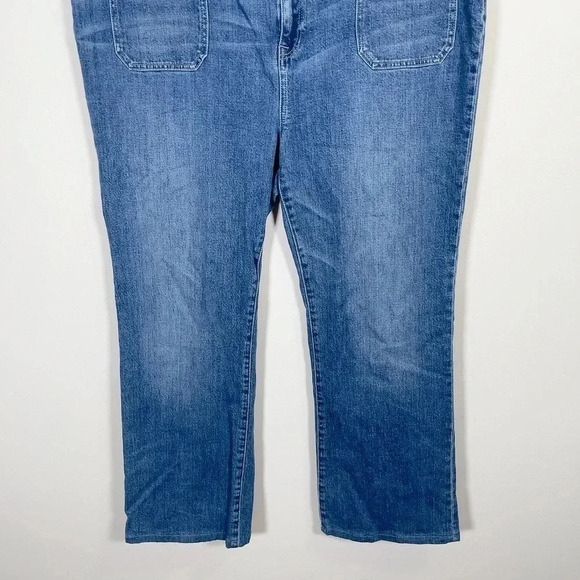 J.Crew Demi- Bootcut With Patch Pockets Jean  In Medium Bay Wash - Picture 7 of 15